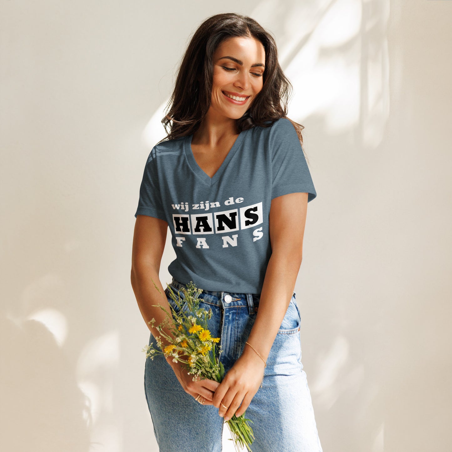 Hans Fans Women’s relaxed v-neck t-shirt