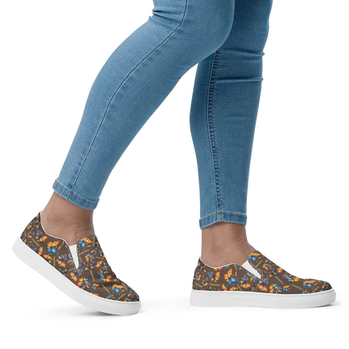 flieflotters butterfly Women’s slip-on canvas shoes